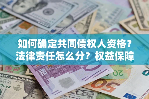 武汉如何确定共同债权人资格？法律责任怎么分？权益保障技巧揭秘！