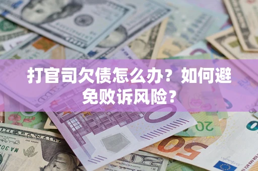 武汉打官司欠债怎么办？如何避免败诉风险？