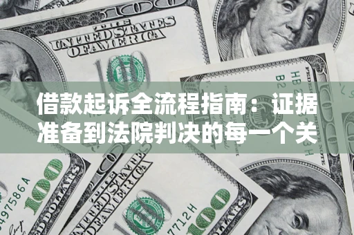 武汉借款起诉全流程指南：证据准备到法院判决的每一个关键步骤