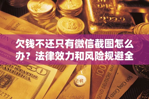 武汉欠钱不还只有微信截图怎么办？法律效力和风险规避全解析
