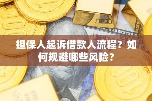 武汉担保人起诉借款人流程？如何规避哪些风险？