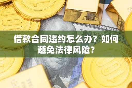 武汉借款合同违约怎么办？如何避免法律风险？
