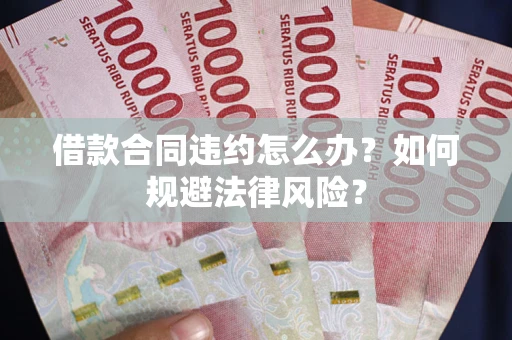 武汉借款合同违约怎么办？如何规避法律风险？