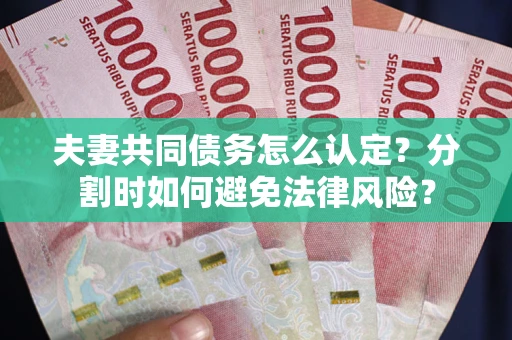 武汉夫妻共同债务怎么认定？分割时如何避免法律风险？